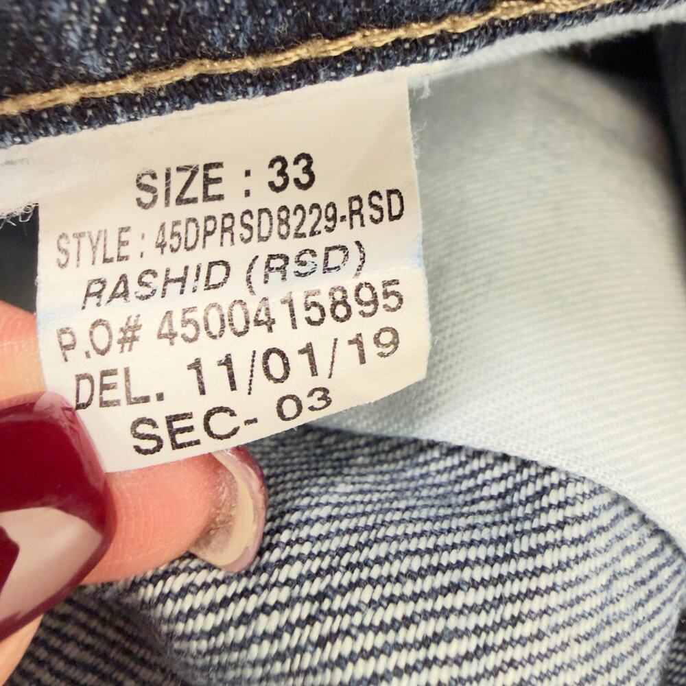 Joe's Men's The Classic Fit Straight Leg Denim Pants Dark Wash Blue Size 33 - Picture 10 of 10